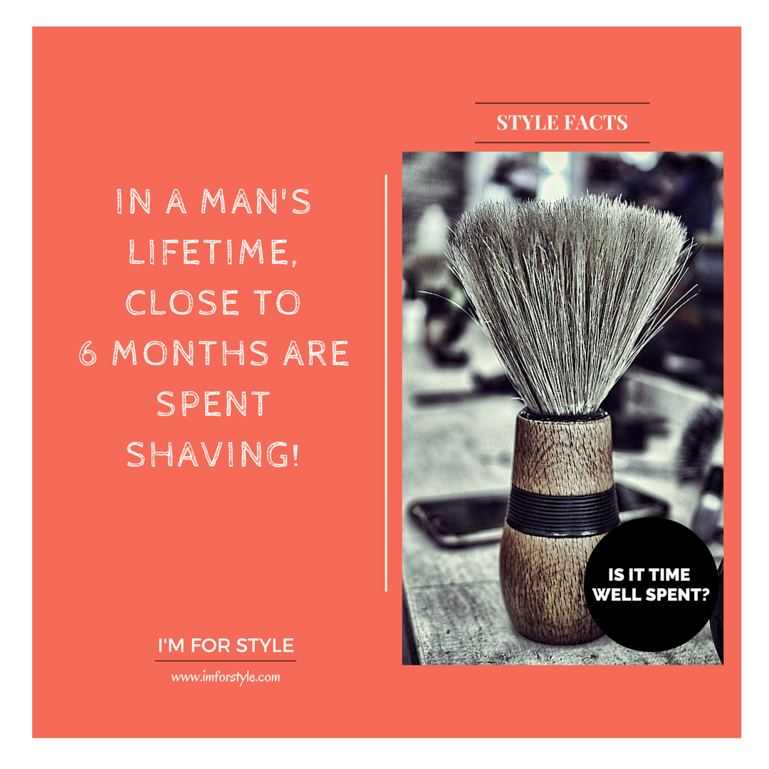style facts, men facts, shaving, men