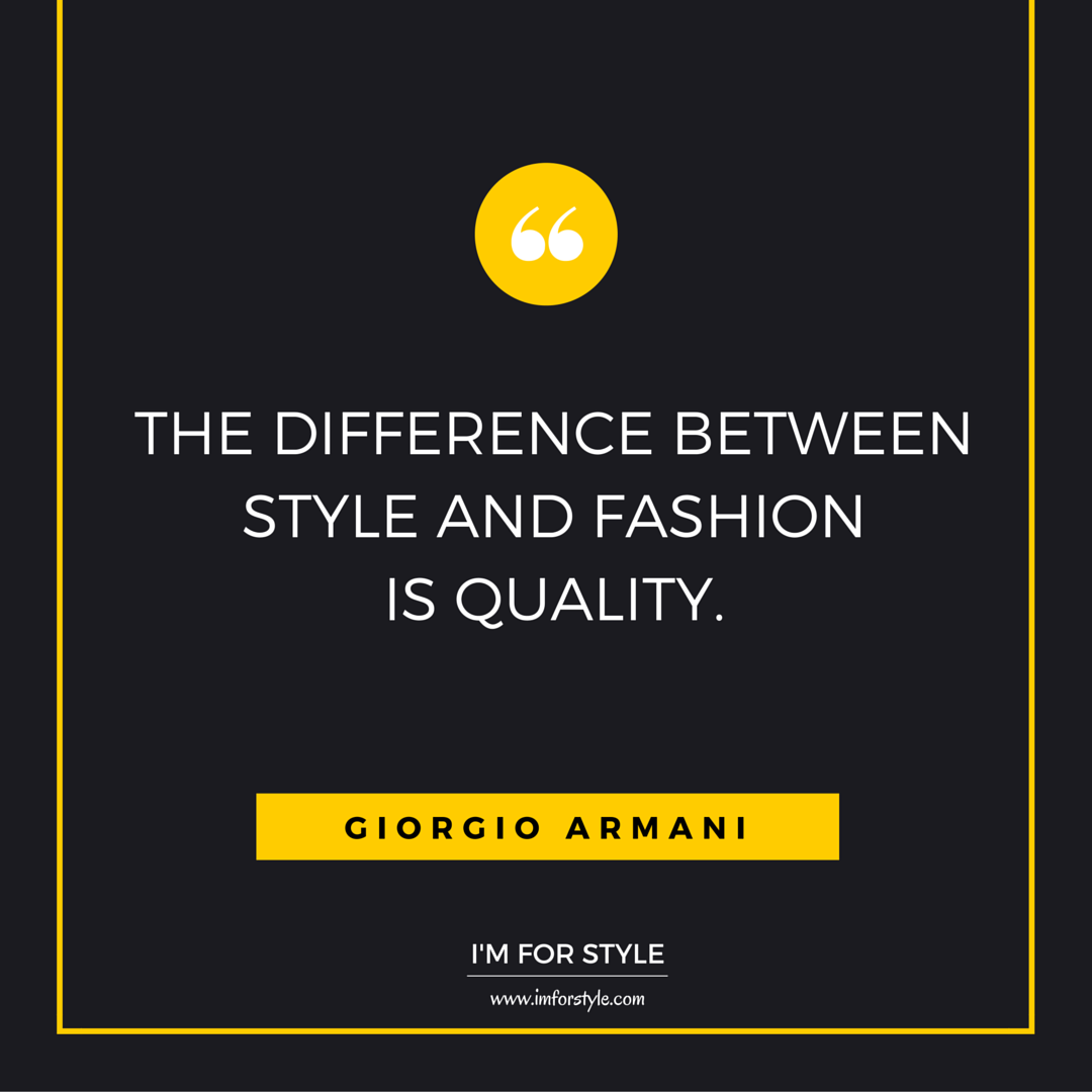 giorgio armani, quotes, style, fashion