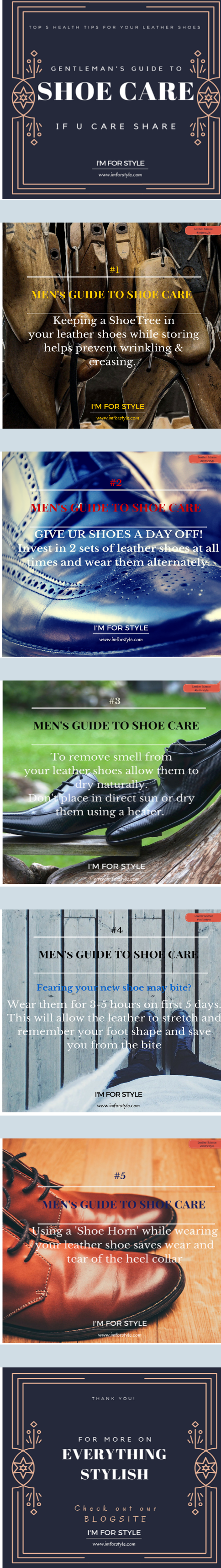 Leather shoe care, Infographics, shoe care, menswear, men shoe care